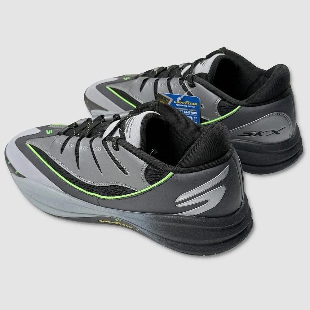 Skechers Performance SKX B-Lite Shoes - NEW‎ Mens 10 Grey / Lime - #49336-CL2